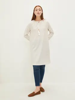 تونیک زنانه  نوار بژ  ال سی وایکیکی