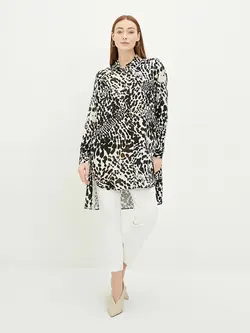 تونیک زنانه  سفید تیره  ال سی وایکیکی