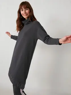 تونیک زنانه  خاکستری تیره  ال سی وایکیکی