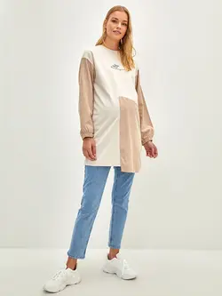 تونیک زنانه  بژ  ال سی وایکیکی