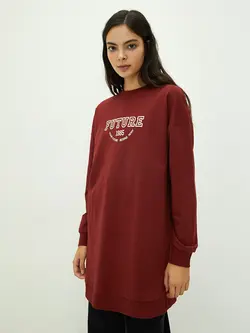 تونیک زنانه  زرشکی  ال سی وایکیکی