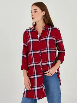 تونیک زنانه  قرمز  ال سی وایکیکی