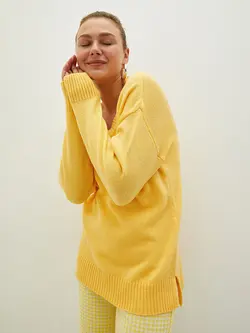 تونیک زنانه  زرد  ال سی وایکیکی