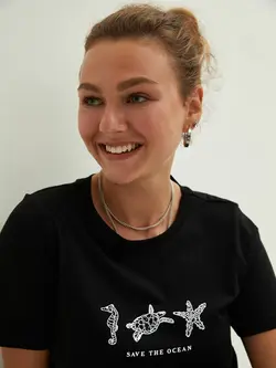 تونیک زنانه  سیاه  ال سی وایکیکی