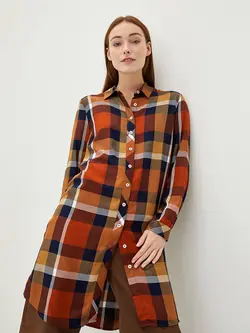 تونیک زنانه  آجری پلاستیکی  ال سی وایکیکی