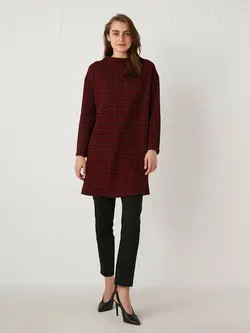 تونیک زنانه  طرح دار قرمز  ال سی وایکیکی