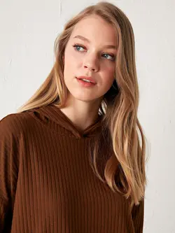 تونیک زنانه  قهوه ای روشن  ال سی وایکیکی