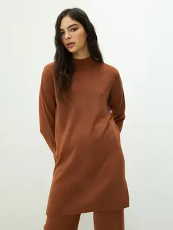 تونیک زنانه  قهوه ای  ال سی وایکیکی