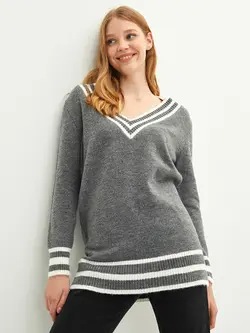 تونیک زنانه  خاکستری  ال سی وایکیکی