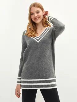 تونیک زنانه  خاکستری  ال سی وایکیکی