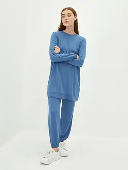 تونیک زنانه آبی ال سی وایکیکی