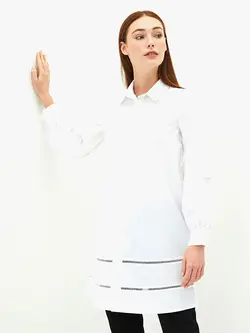 تونیک زنانه  سفید  ال سی وایکیکی