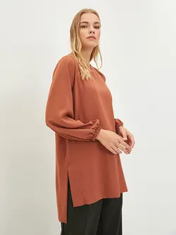 تونیک زنانه  نارنجی  ال سی وایکیکی