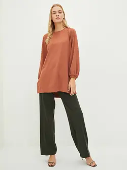 تونیک زنانه  نارنجی  ال سی وایکیکی