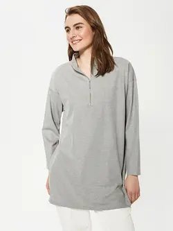 تونیک زنانه  خاکستری روشن  ال سی وایکیکی