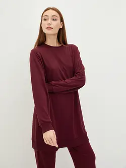 تونیک زنانه  زرشکی  ال سی وایکیکی