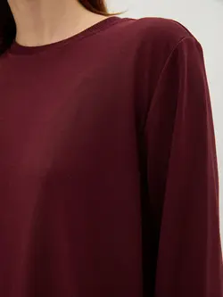 تونیک زنانه  زرشکی  ال سی وایکیکی