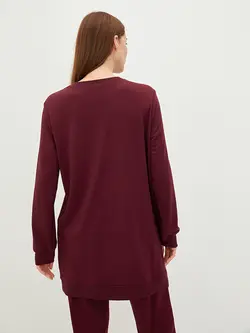 تونیک زنانه  زرشکی  ال سی وایکیکی