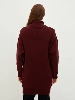 تونیک زنانه  زرشکی  ال سی وایکیکی