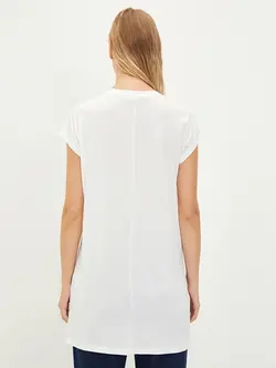 تونیک زنانه  سفید تیره  ال سی وایکیکی