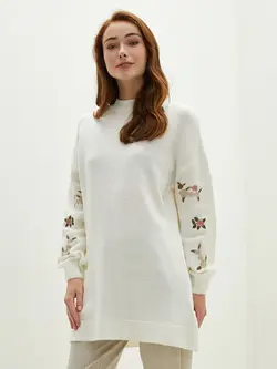 تونیک زنانه  سفید تیره  ال سی وایکیکی