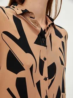 تونیک زنانه  بژ چاپ شده است  ال سی وایکیکی