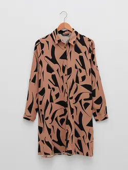 تونیک زنانه  بژ چاپ شده است  ال سی وایکیکی