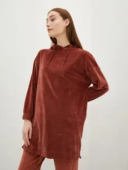 تونیک زنانه  زرشکی  ال سی وایکیکی