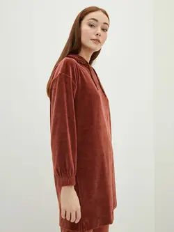 تونیک زنانه  زرشکی  ال سی وایکیکی