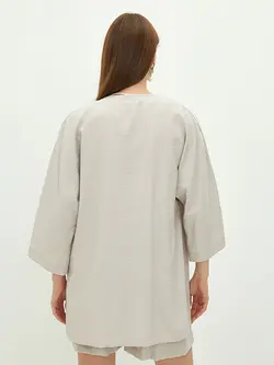 تونیک زنانه  خاکستری روشن  ال سی وایکیکی