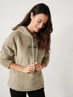 هودی زنانه سبز ال سی وایکیکی