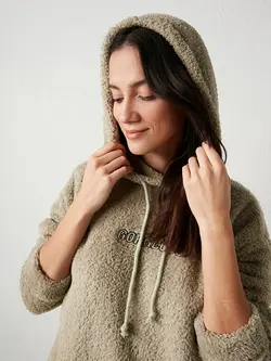 هودی زنانه سبز ال سی وایکیکی