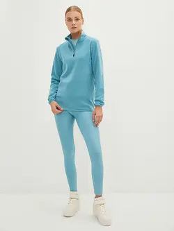 سویشرت زنانه  آبی  ال سی وایکیکی