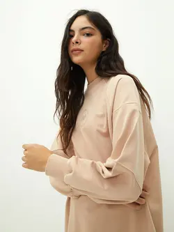 سویشرت زنانه  بژ  ال سی وایکیکی