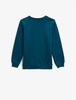 سویشرت پسرانه آبی نفتی کوتون