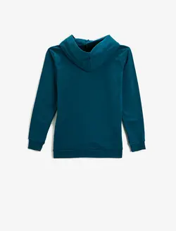 هودی پسرانه آبی نفتی کوتون