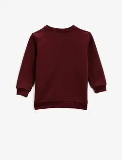 سویشرت پسرانه زرشکی کوتون