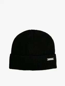 کلاه بافت مردانه مشکی کوتون