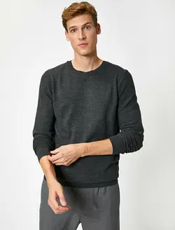 پلیور مردانه آنتراسیت کوتون