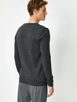 پلیور مردانه آنتراسیت کوتون