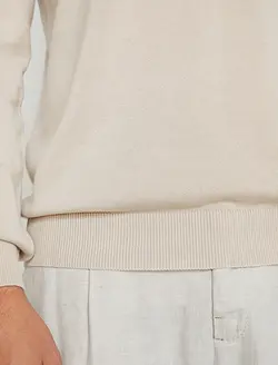 پلیور مردانه بژ کوتون