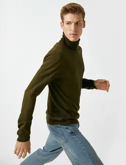 پلیور مردانه خاکی کوتون