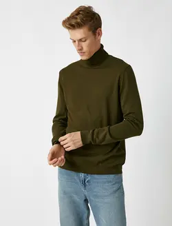 پلیور مردانه خاکی کوتون