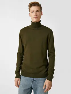 پلیور مردانه خاکی کوتون