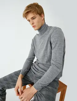 پلیور مردانه خاکستری کوتون