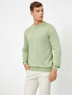 پلیور مردانه سبز نعنایی کوتون