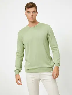 پلیور مردانه سبز نعنایی کوتون