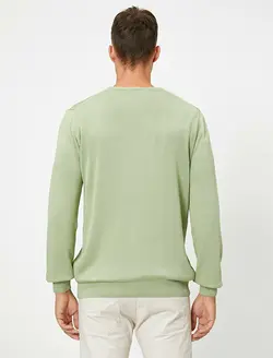 پلیور مردانه سبز نعنایی کوتون