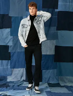 شلوار جین مردانه مشکی کوتون