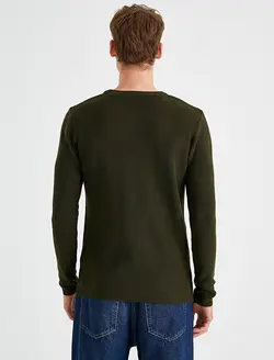 پلیور مردانه خاکی کوتون